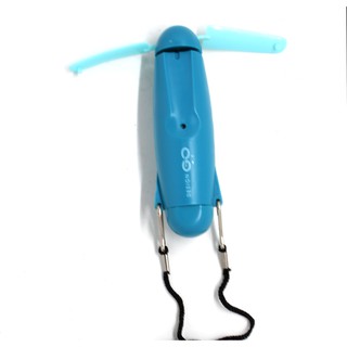 Quạt Cầm Tay Mini có dây choàng cổ tiện dụng Dùng pin AA