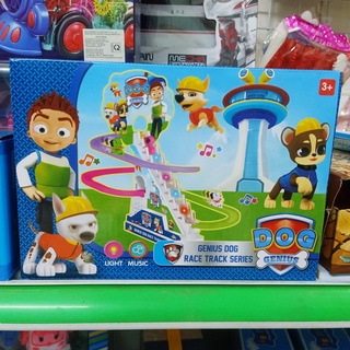 Đồ chơi chó cứu hộ, xe lửa thomas cầu trượt leo thang