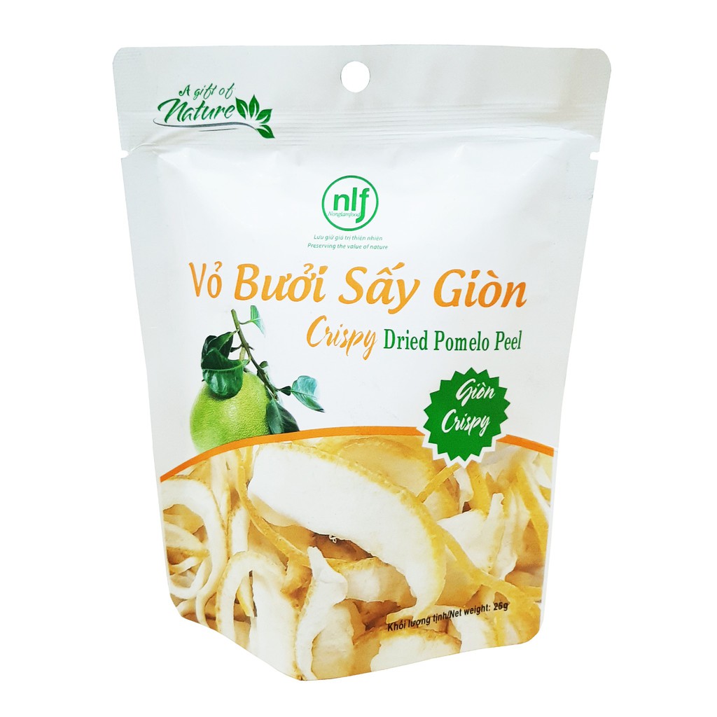 Vỏ Bưởi Sấy Giòn Nonglamfood 45g | Ăn vặt đẹp da | Healthy Snack | Ăn vặt văn phòng