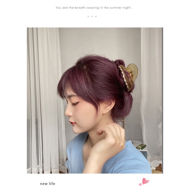 [SALE SẬP SÀN] Kẹp Tóc Càng Cua New Trend Limpid Heart ♡♡ Korean Style ♡♡
