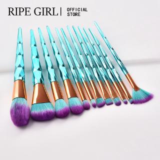 Set 7 / 12 Cọ Trang Điểm Kabuki Kiểu Dáng Đẹp Mắt Chuyên Nghiệp