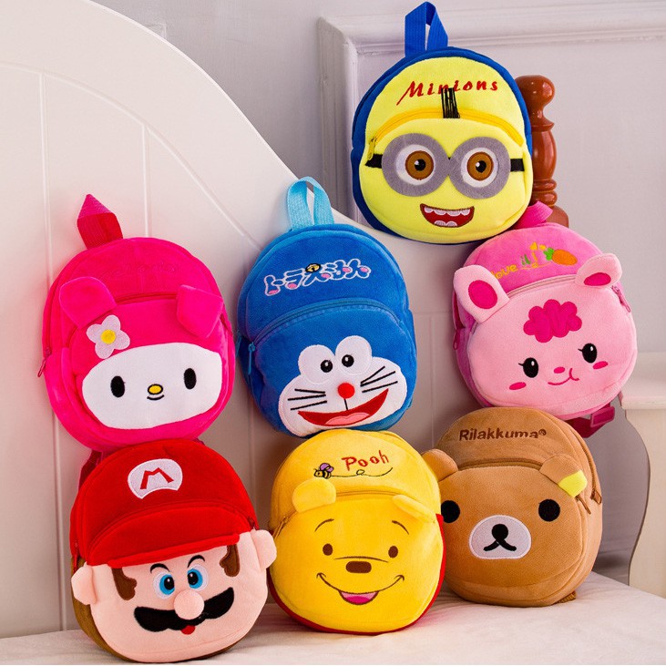 Ba Lô Đi Học Họa Tiết Hoạt Hình Xinh Xắn Dành Cho Bé