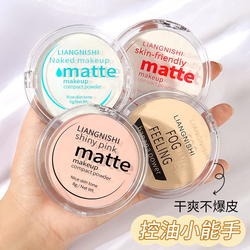 Phấn Phủ Dạng Bột Chuối Che Khuyết Điểm Tạo Khối Lâu Trôi Chống Thấm Nước Độ Bóng Cao