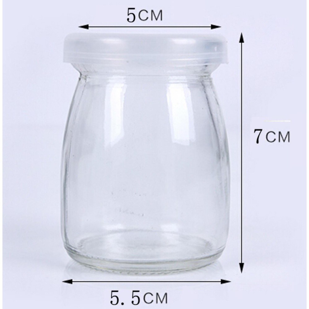 Com bo 12 hũ làm sữa chua thủy tinh sạch an toàn | BigBuy360 - bigbuy360.vn