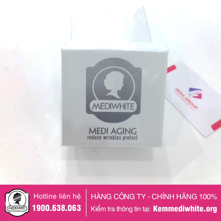 Kem Chống Lão Hóa Medi White Chính Hãng - Medi Aging - Kem Chống Lão Hóa Mờ Nếp Nhăn Medi White - Hàng Công Ty