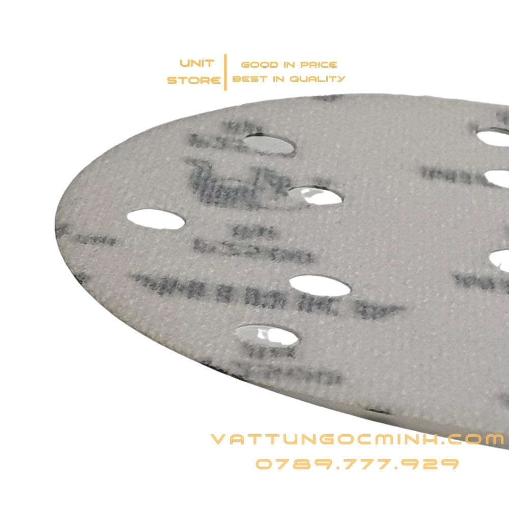 Nhám film 150 mm Mirka Microstar 6 inch đế lông nhám siêu mịn chuyên dùng làm mờ chà lớp sơn 1500 2000 2500
