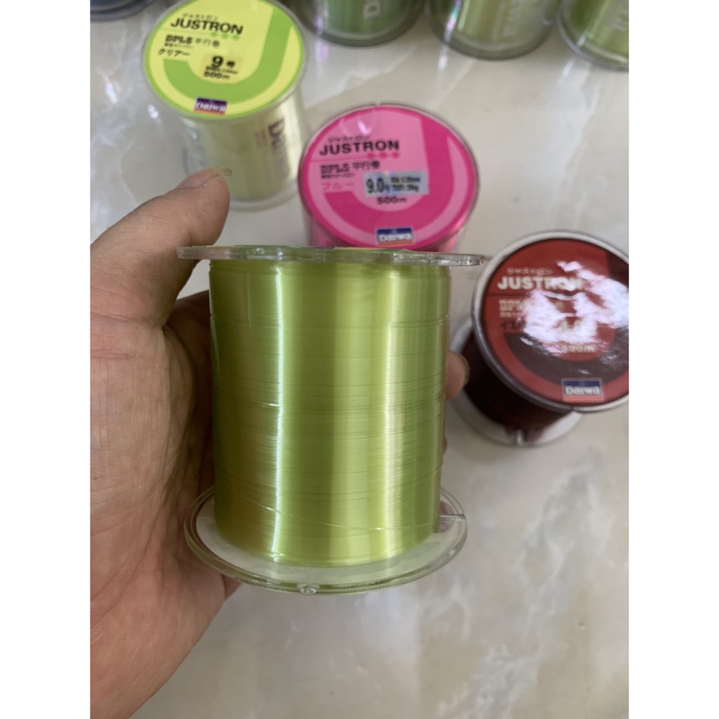 Cước câu Daiwa Justron 500m màu ngẫu nhiên