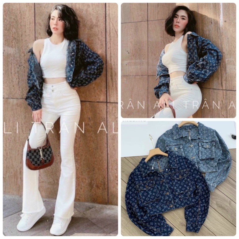 ÁO KHOÁC JEANS CROPTOP (KÈM VIDEO HÌNH THẬT)