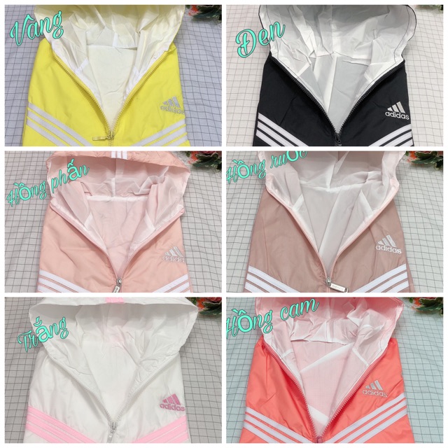 Áo khoác dù nam nữ add ngoại phối 3 sọc cực đẹp - ảnh thật ở cuối | BigBuy360 - bigbuy360.vn