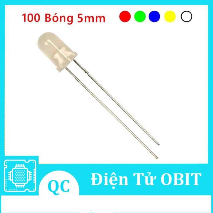 Combo 100 Led Đục Phi 5mm Giá Rẻ