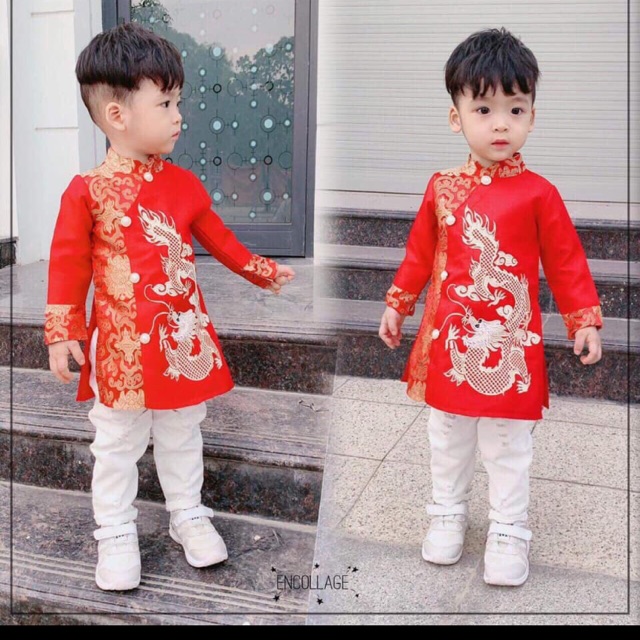 Áo dài bé trai