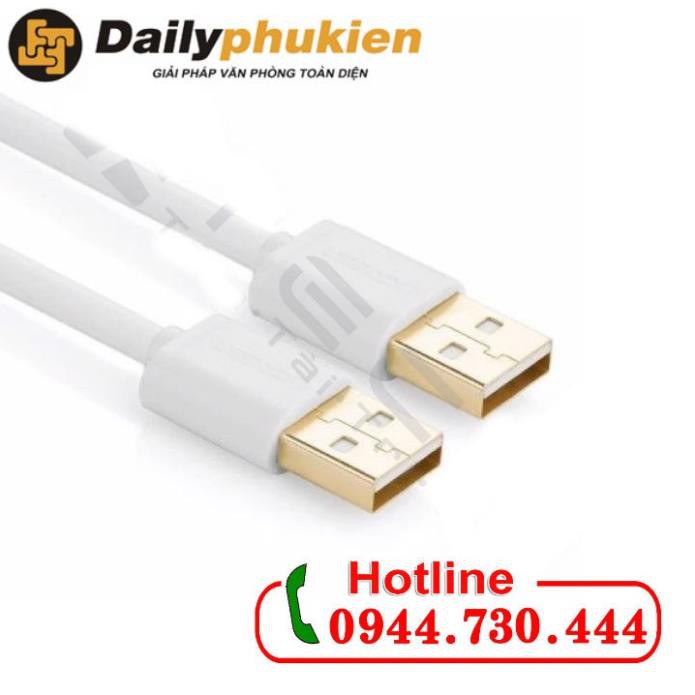 Cáp USB 2 đầu đực dài 1m chính hãng Ugreen 30132 cao cấp Hàng chính hãng