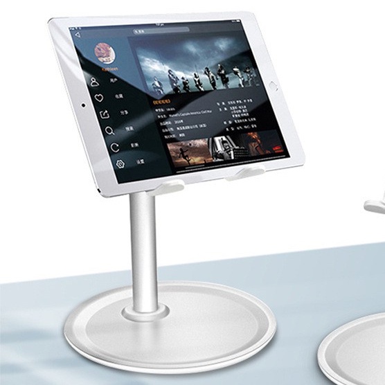 Giá đỡ, kẹp điện thoại, ipad, điện thoại K1 chân chắc chắn, giá rẻ, full hộp, đen, trắng