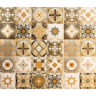 Decal gạch bông set 25 ô
