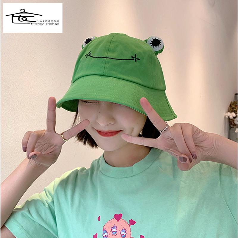Nón Vành Hình Ếch Dễ Thương Phong Cách Nhật Bản Cho Nữ