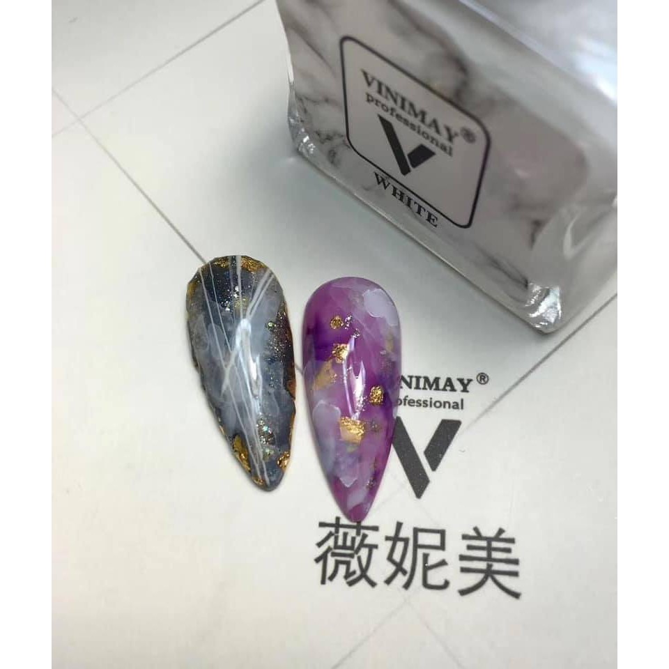 Loang ( Trắng,Đen ) ,Vinimay Tạo Loang Vân Đá Cực Đẹp - Lẻ 1 Chai 15ml