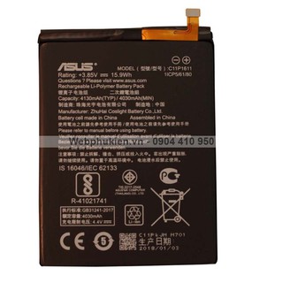Pin Cho Asus Zenfone 3 Max 5.2 Inch ZC520TL Dung Lượng 4130mAh (Đen)