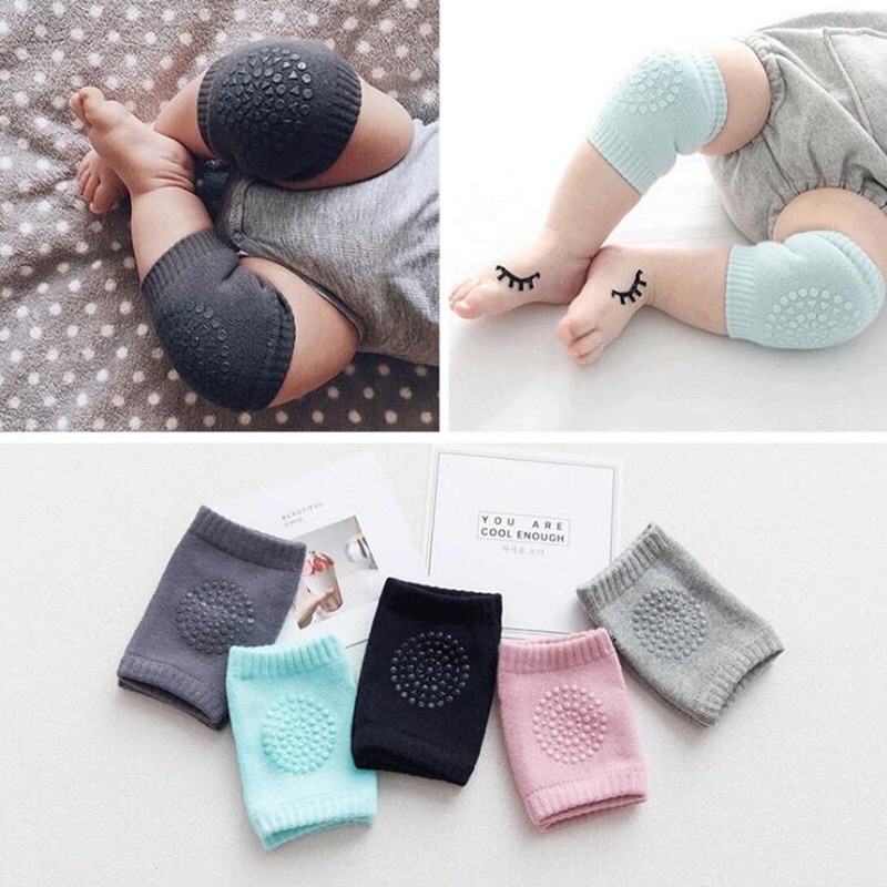 Combo 3 đôi tất bảo vệ đầu gối cho bé tập bò, tập đi Baby Sheep (có chống trượt)
