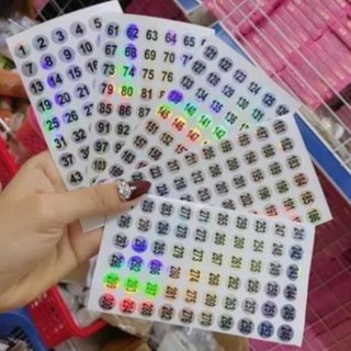 Tem dán số chai sơn mới về hàng ( từ số 1-300)