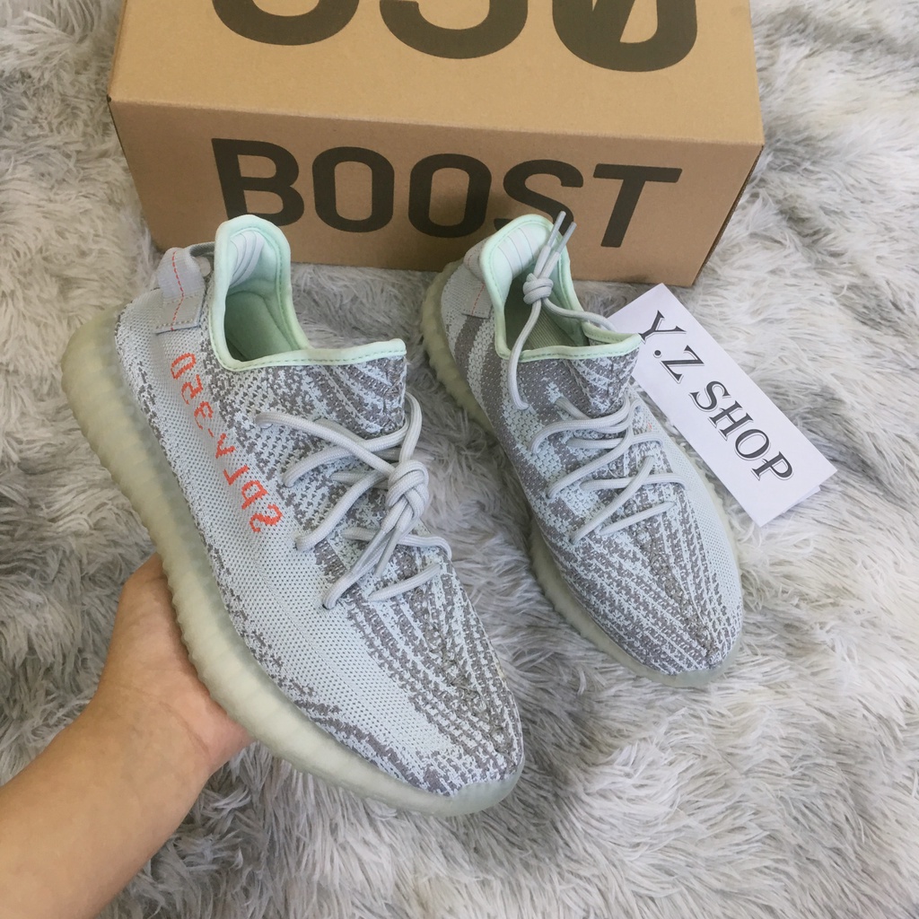 Giày Sneaker yz350 Xám Cam