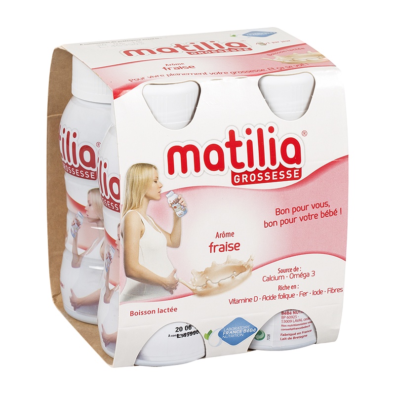 Sữa Matilia Pháp cho mẹ bầu (4hộpx200ml)