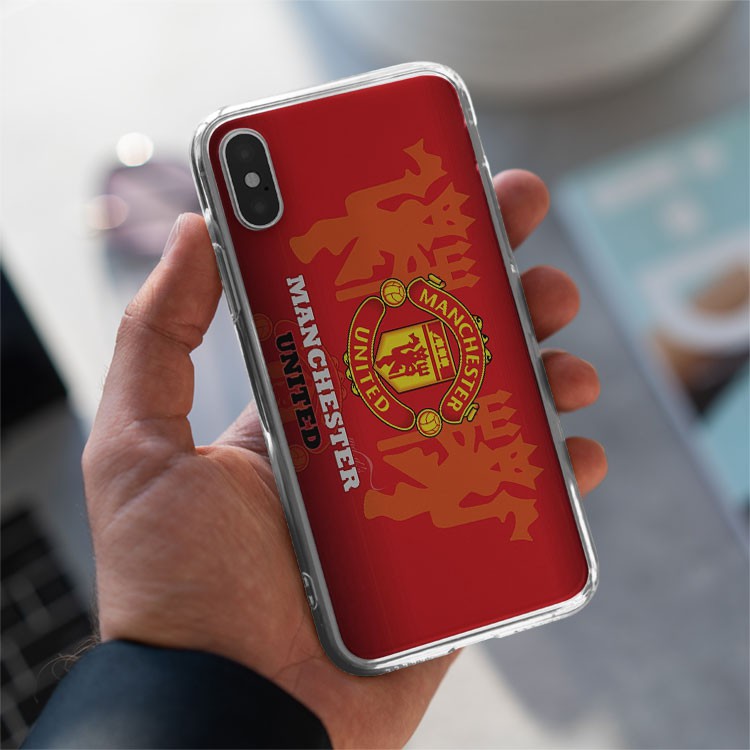Ốp lưng Manchester United logo cho Iphone 5 6 7 8 Plus 11 12 Pro Max X Xr MAN20210051
