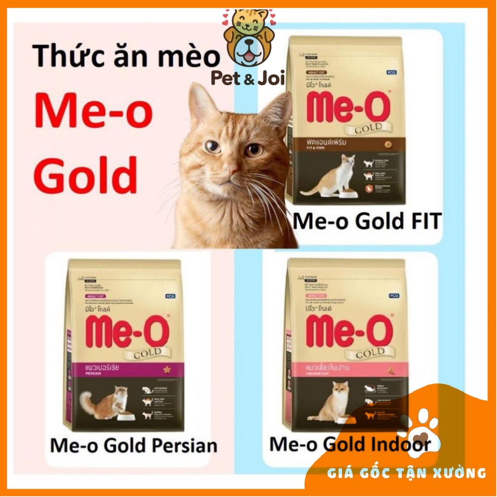 Hạt Me-o Gold 1,2kg cho mèo trưởng thành ⚡FREESHIP⚡ - Fit and Firm / Indoor / Persian - PET&amp;JOI