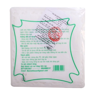Tấm Lót Sơ Sinh Phân Su 3 Lớp Hoài An (30 Miếng/Gói)
