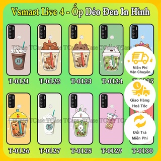 Ốp lưng vsmart live 4/ star 4/ joy 4 - tpu dẻo in hình trà sữa