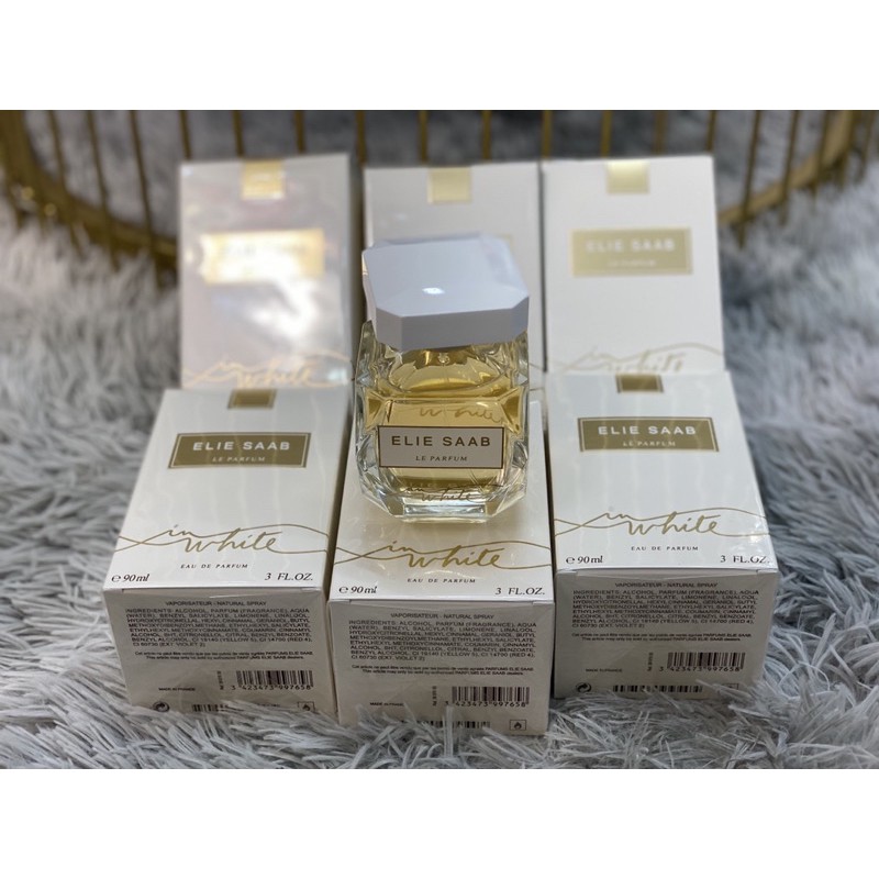 Nước hoa nữ Elie Saab Le Parfum in White 90ml (trắng) Nữ tính, Gợi cảm, Sang trọng