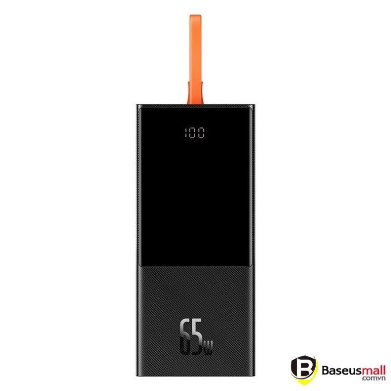 Baseus -BaseusMall VN Pin dự phòng sạc nhanh Baseus 65W Elf Digital Display Power Bank 20000mAh kèm cáp Type C