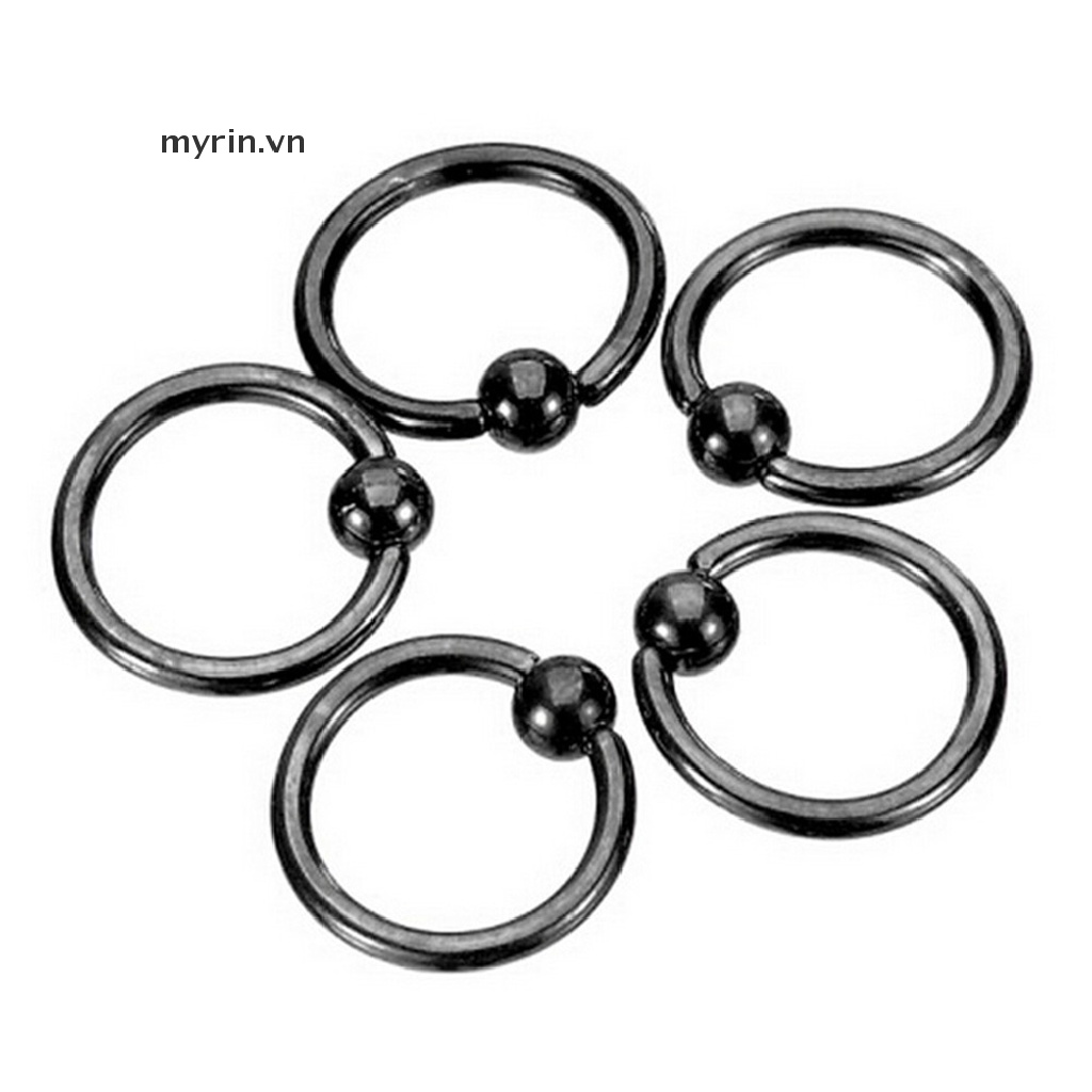 1 Khuyên Xỏ Mũi / Môi / Tai / Mũi Hình Quả Bóng Thời Trang