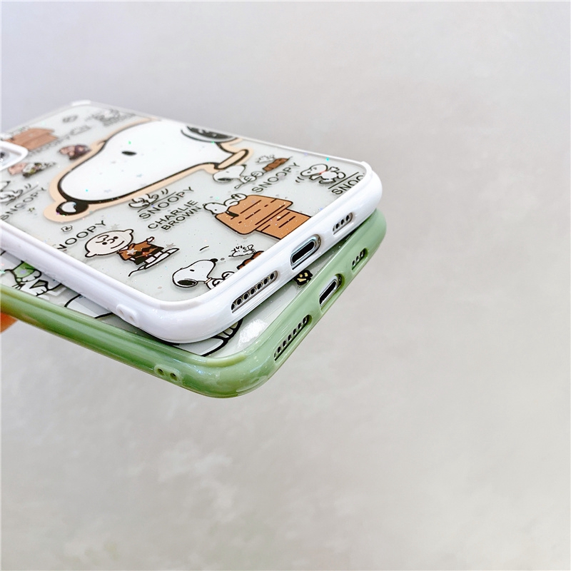Ốp lưng iphone viền Snoopy kim tuyến 5/5s/6/6plus/6s/6splus/7/7plus/8/8plus/x/xr/xs/11/12/pro/max/plus/promax-Awifi S2-4 | BigBuy360 - bigbuy360.vn