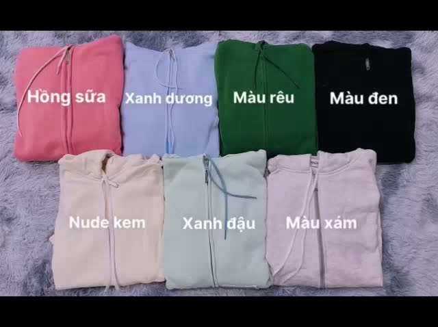 Áo khoác nỉ ngoại trơn siêu hot- dày ấm- form rộng- có tia kéo- nón đội 2 lớp. áo ấm mùa đông. áo khoác chống nắng | BigBuy360 - bigbuy360.vn