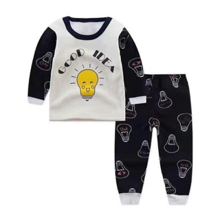 Combo 6 bộ cotton bé trai