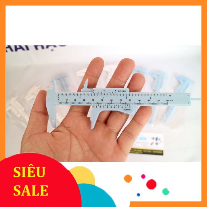 Thước Kẹp 120mm Bằng Nhựa Cao Cấp tiện dụng