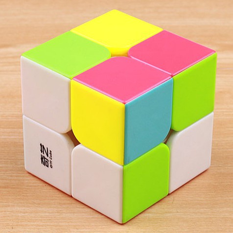 Đồ chơi Rubik 2x2 cho bé tập chơi rèn luyện tư duy, Đồ chơi giải trí Rubik 2 tầng loại Không Viền Cao Cấp - LICLAC