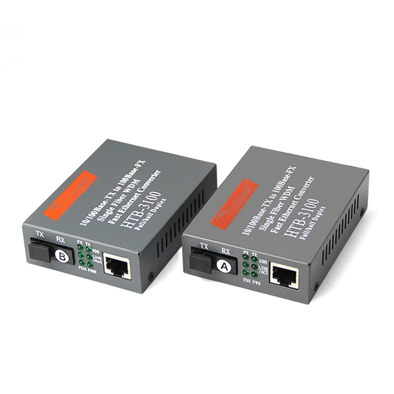 [RẺ NHẤT] Converter quang💥FREESHIP💥 Bộ Chuyển Đổi Quang Điện Netlink HTB 3100 AB 25Km, Cặp 2 Converter quang - SẴN HÀNG