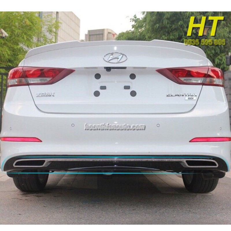 Lip sau chia 2 pô cho Elantra 2016-2017-2018mẫu Mercedes E250