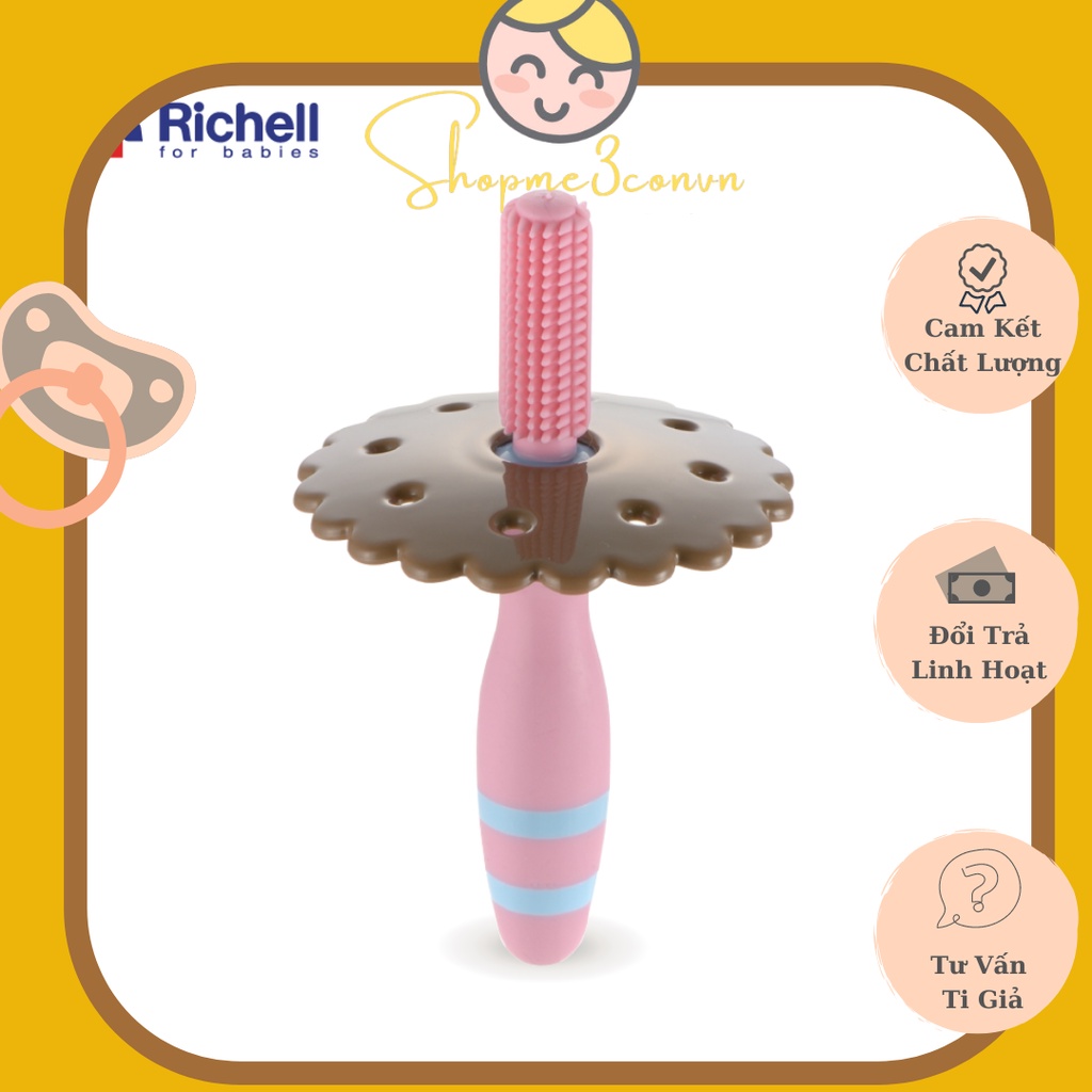 Bàn Chải Đánh Răng Cho Bé Richell T.L.I Bước 2 Từ 6 Tháng Tuổi