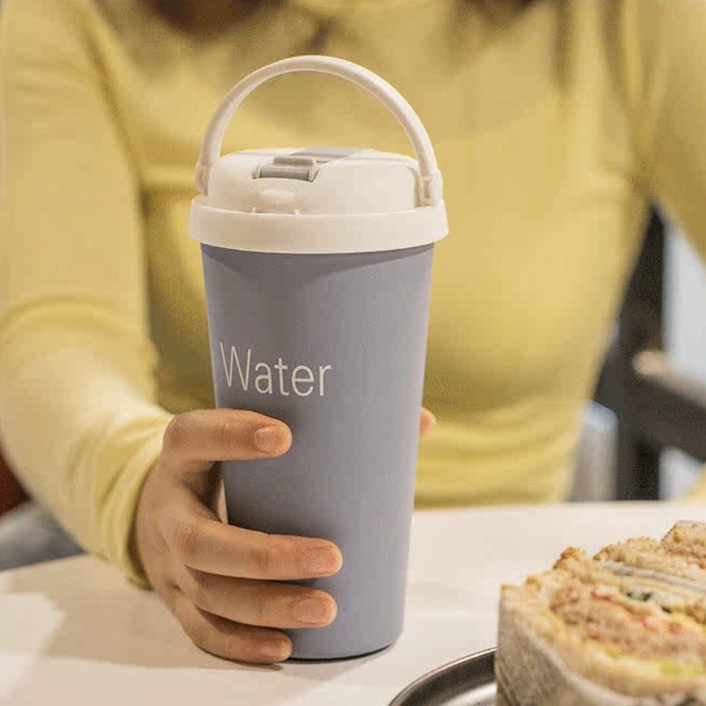Bình giữ nhiệt Tea - Water - Coffee có ống hút, chất liệu inox sus 304, giữ nhiệt nóng, lạnh khoảng 8h | BigBuy360 - bigbuy360.vn