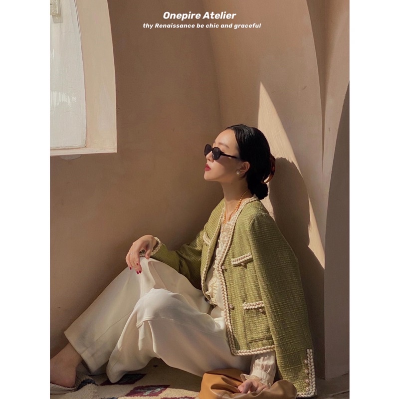 Áo dạ stweet xanh cốm