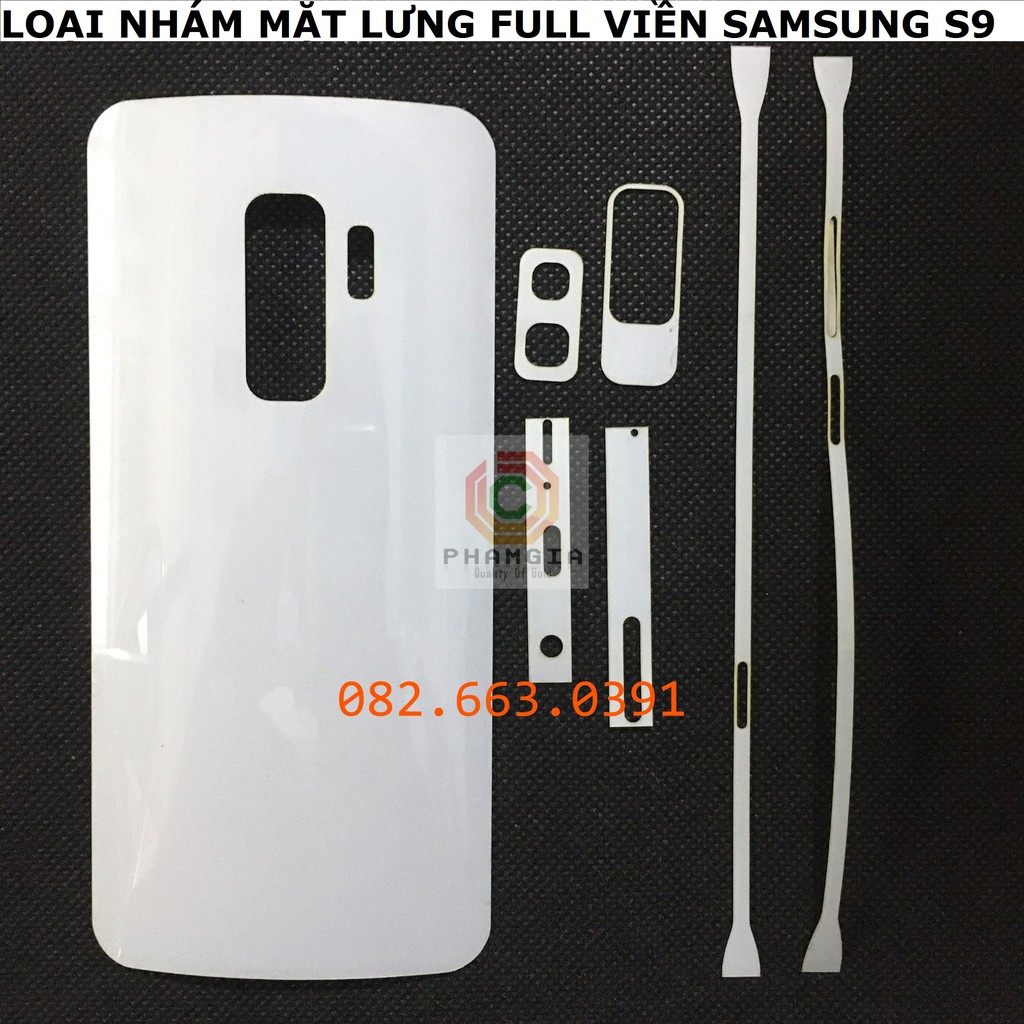 Dán PPF bóng, nhám cho Samsung S9/ S9 Plus màn hình, mặt lưng, full lưng viền siêu bảo vệ