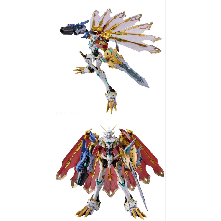 () Bandai 62023 Mô hình lắp ráp kháng thể Digimon Omega Omega Beast X hình tăng
