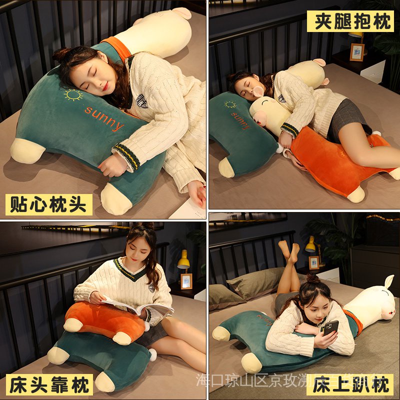 Gối Ôm Dài Nhồi Bông Hình Lạc Đà Dễ Thương