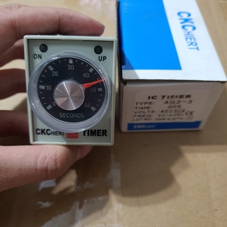 Relay timer, rơle thời gian, hẹn trễ CKC AH3-3 220V