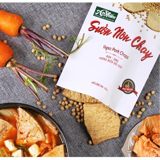 Sườn Non Chay An Nhiên Gói 150G Làm Từ Đạm Đậu Nành Nguyên Chất - Chính Hãng