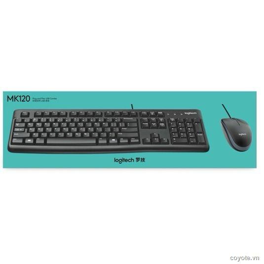 Bàn Phím Đen 3.30 Logitech K120K100 Mk200