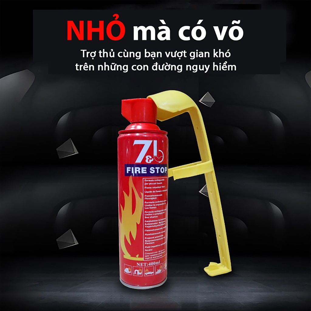 [HCM]Bình Cứu Hỏa Ô Tô 500ml - Bình Chữa Cháy Mini-MHQ
