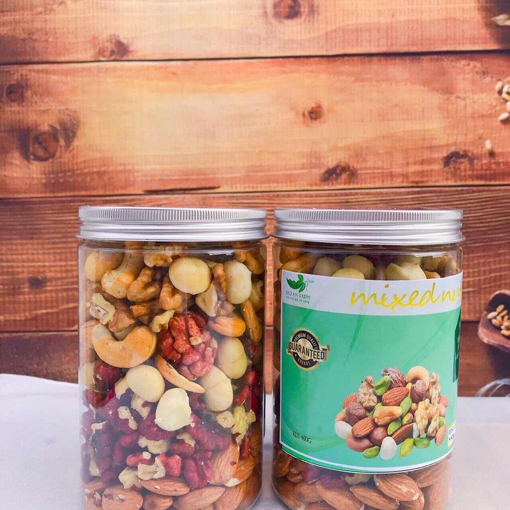 Mix nut ngũ vị Granola siêu hạt siêu  ngon  500g